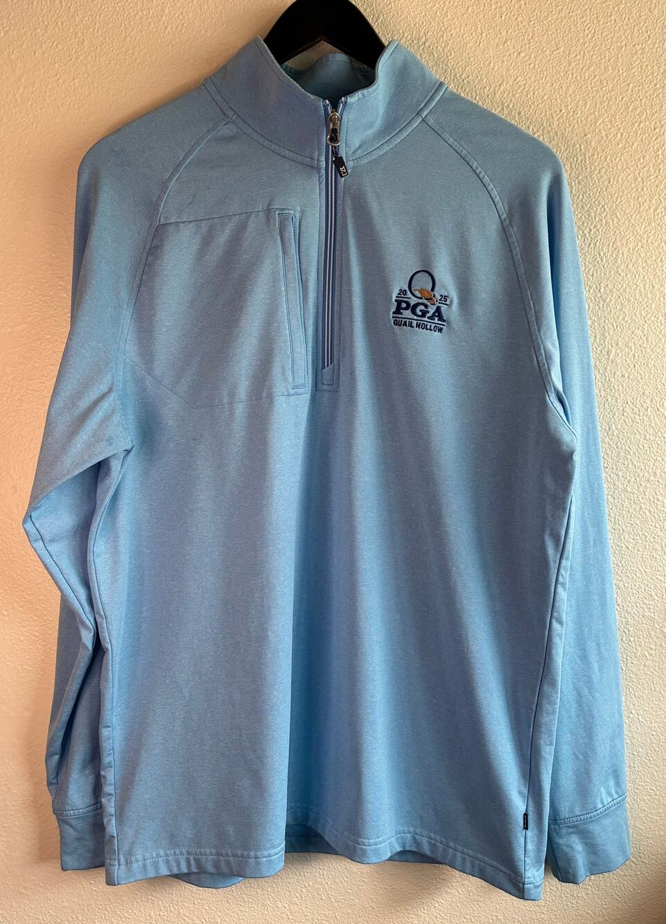 CUTTER & BUCK | Adapt Soft Knit Stretch Heathered Quarter Zip PGA 2025 | Medium